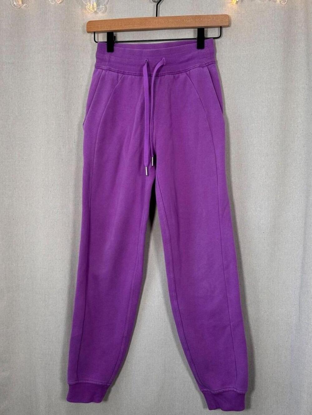 Lululemon‎ Scuba High-Rise Jogger Sweatpants | Size 0 | Orchid Purple Lounge